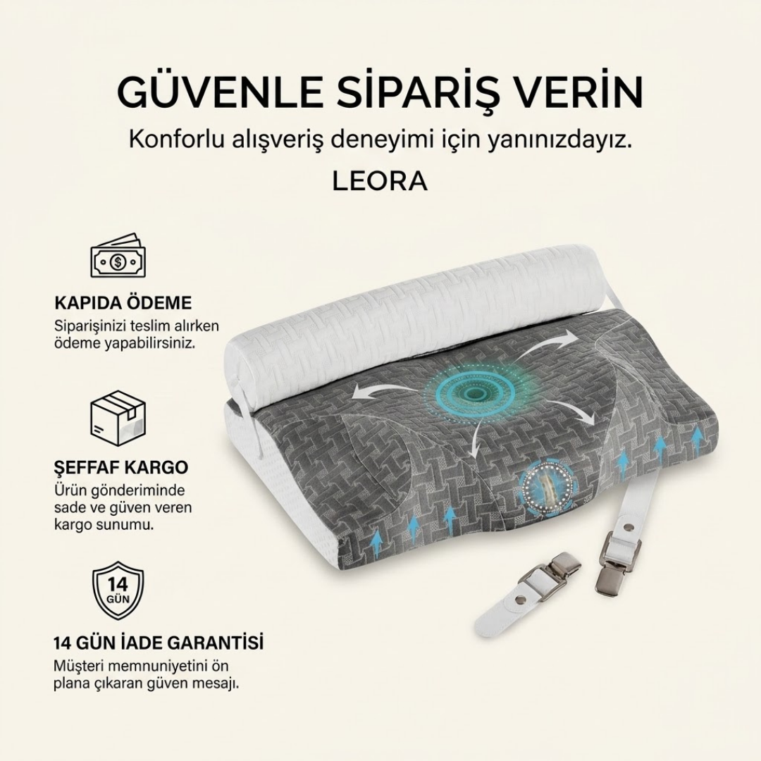 Premium Ayarlanabilir Yükseklikli Ortopedik Visco Yastık | Fonksiyonel Uyku & Boyun Destek Yastığı